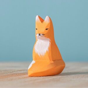 Bumbu Toys, Wooden Fox Sitting